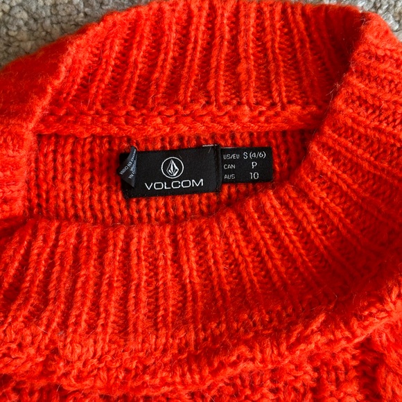 Volcom orange sweater - Picture 3 of 3